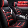 Car Seat Covers Universal Cover PU Leather Cushion Protector Front And Rear Seats Protective For Sedans SUV Pickup Truck