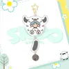 Söt sk8 de infinity characters rekiv kyan keychain hängsmycke med bell dubbelsidig akryl hängande roliga smycken anime fans gåva g1019