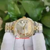 WF Maker Perfect Quality Watches Ladies 36mm 126283 Diamond Yellow Gold & Steel CAL.3235 Movement Automatic Women's Watch Wristwatches