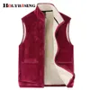 6XL men winter vest fake Lamb cashmere casual fashion coat Men Warm Sleeveless Jacket Artificial wool man 19393 210923