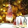 Party Favorit Jul Gnomes Ljus upp Svenska Tomte Gnome Kawaii Room Inredning Plysch med varma LED-lampor för heminredningstillbehör