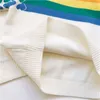 Familj ull stickad tröja regnbåge jacquard kärlek hjärta botten skjorta för mamma pappa pojkar och flickor tröja förälder-barn bär 210724