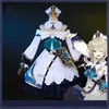 Yeni Oyun Genshin Etki Cosplay Costume Barbara Cosplay Kostümleri Tam Set Karnaval Cadılar Bayramı Kostümleri Kadınlar için S-XL Y0903