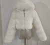 여성용 모피 코트 패션 후드 풀 슬리브 패치 워크 코트 여성 캐주얼 가짜 모피 두꺼운 따뜻한 재킷 fourrure femme