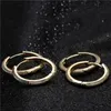 Mafisar 2021 Trendy Copper Zircon Hoop Earrings For Women Girls Big Circle Rainbow Jewelry Best Party Wedding Christmas Gift