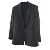 Blazers For Women Formal Summer Black Luxury Elegant Designer Business Fashion Office Lady Satin Suit Jacket 2021 Outwear Women's Suits
