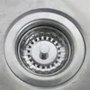 Alta qualità 79,3 mm 304 Scarichi da cucina in acciaio inossidabile Lavello Filtro Tappo Tappo di scarico Filtro Bagno Scarico lavabo RRD7293