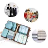 Storage Bags 6/8Pcs Travel Stroage Clothes Luggage Organizer Waterproof Quilt Blanket Bag Suitcase Pouch Packing Cube