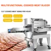 Steak commercial Skicing Machine Cuisine Trancheur de viande cuite