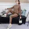 2023Tracksuits Casual Two Piece Set Women Clothing O-neck Long Sleeve Sweatshirts and Sweatpants Matching Fall