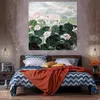 Pintura al óleo de loto en lienzo Decoración para el hogar Handcrafts / HD Imprimir pared Arte de la imagen La personalización es aceptable 21060709