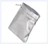 100Pcs/lot Silver Color Jewelry Packaging Display Pouches Bags For Women DIY Fashion Gift Craft W35