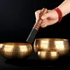 Yoga Meditation Nepal handgefertigte Tibet Buddhal Sound Chanting Bowl Messing Chime Handicraft Music Therapy Tibetanische Singschale