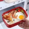 Cartoon Children Lunch Box Cute Student Bento Microwave Lunch Boxes Food Storage With Independent Box Cutlery For Kid Camping 210925