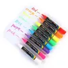 8 kleuren vloeibaar krijt marker wisbaar glas keramiek maker pen Gemakkelijk wissen voor promotie kerst scrapbooking manta stationer 2111104