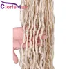 36 pollici disordinato Boho Nu Soft Locs ricci uncinetto intrecciatura estensioni dei capelli sintetici dea naturale finto loc Afro Dread trecce per Bla6322257