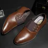 Dress Shoes 2022 Oxford For Men Leather Wedding Office Zapatos De Hombre Vestir Formal Sapato Social