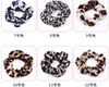 60pc / lot sammet leopard cheetah scrunchie tjejer elastiska gummiband gummi för kvinnor slips hår ring rep hästsvans hållare