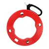 Electrician Red Steel Wire Fish-Shaped Cable Puller Channel Pipe Hole Guide Device Conduit Accessories Yarn