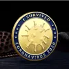 5st Non Magnetic Craft Jag överlevde 2020 Gold Commemoratives Copy Coins Never Glömde Hero Gold Plated Souvenir Coin Gift9090339