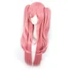 Krul Tepes 100CM Long Straight Wig Owari no Seraph Of The End Synthetic Hair Anime Cosplay Ponytail s Y0913