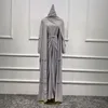 Etnik Giyim Kadın Moda Müslüman Setleri 3 Parça Eşleştirme Kıyafet Kolsuz Elbise Wrap Etek Batwing Kimono Açık Abaya Dubai Arap Türkiye Au