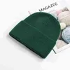 VISROVER 17 colors solid color acrylic beanies winter hat for woman matched Autumn Warm skullies wholesale 211229