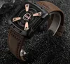 KADEMAN 612 Montres pour hommes carrées étonnantes à la recherche de vie sportive montre-bracelet masculine étanche avec bracelet confortable grande créative 271P