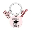 NEW Class of Graduate Gift Stainless Steel Key Party Favor Chain Cross-border Supply Three Colors Can Be Wholesale EE0216