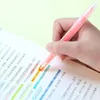 Highlighters 8 Color Double Side Fluorescent Pen Highlighter Marker For Bookmark Stationery Office Accessories School