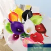 1 stks PU Kunstbloemen Calla Lily Real Touch Bridal Bouquet Hoge Kwaliteit Fake Flower Wedding Home Table Decoration herfst