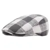 Cap berretto da uomo berretti berretti cappello golf guidando sole da sole piatto cotone gatsby vy estate cabbie sboy 2021