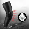 1pc Long Knee Pad manga Anti-Bump Térmica Suporte a patela Protetor de ginástica Outdoor Basquete de basquete Sportswear cotonete almofadas