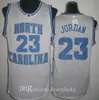 Toppkvalitet 15 Vince Carter UNC-tröja North Carolina Blå Vit Stitched NCAA College Basketball Tröjor Broderi shorts kostym storlek S-2XL