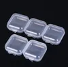 Square Empty Mini Clear Plastic Storage Containers Boxs Case with Lids Small Box Jewelry Earplugs Storages Boxs7638680