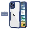 360 Volledige omslag Telefoonhoesjes voor iPhone 14 11 12 13 Pro Max Mini XS XR X 7 8Plus SE2020 Zachte voorbeschermer Back Schokbestendig Samsung A02 A21S A03S A22 A52 A72 A12 Case