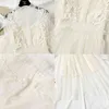 Vintage Lace Mulheres Malha Primavera Doce Lanterna Manga Vestido Longo Feminino Princesa Vestidos 2 Piece Set Vestido 12041 210417