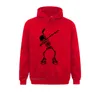 Mäns Hoodies Sweatshirts Hockeyer Skelett Dabbing Halloween Dab Dans Hoodie Män Mode Pullover Top Oversized Plus Storlek