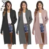 Women Sweater Cardigan Knit Coat Long Sleeve Loose Knitted Oversized Casual Outerwear 210524