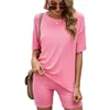 Sommer Frauen Trainingsanzüge 2 Stück Outfits Designer Mode Kurzarm T-Shirt Enge Shorts Sportbekleidung Dame Mehrfarbig Casual Home Kleidung