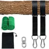 Partihandel Tree Swing Rand Kit Justerbar axelrem + 300LBS Carabiner + Swing Hook för snabb och enkel installation Tillbehör