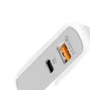 18W QC 3.0 PD Chargeur rapide Type C Chargeurs muraux US UK UE Plug pour Samsung Huawei Universal Charging Dock
