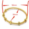 Bangle schroef armbanden titanium stalen ovale paar vrouwen geen steen rose gouden armbanden femme bijoux pulseira zonder boxverbod