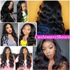 Brazylijska Body Wave Lace Front Peruki 13 * 4 Ludzkie Włosy Peruki 150% Gęstości Koronki Peruki Frontal Pre pękniętych dla Czarnych Kobiet Natural Hairline