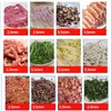 BEIJAMEI Automatische Fleisch- und Gemüseschneidemaschine, elektrischer Fleischschneider, 850 W, kommerzielle Fleischschneider-Schneidemaschinen