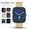2022 Neue Frauen Smart Watch Männer 1.69 "Farbbildschirm Full Touch Fitness Tracker Bluetooth Call Smart Clock Damen Smartwatch Frauen