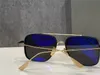 Modedesigner-Sonnenbrille für Herren, Subsystem, zwei Metall-Vintage-Brillen mit quadratischem Rahmen, beliebter Avantgarde-Stil, Top-Qualität, Anti-Ultraviolett-Schutz, mit Box