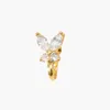 2021 Shiny Crystal Butterfly Fake Piercing Nose Rings Punk Creative Non Piercing Clip Nose Ring Ear Clip Nose Cuff Body Jewelry