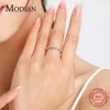 Classic Vintage Heart To Ring 100% 925 Sterling Silver Stackable Simple Finger Rings For Women Fine Jewelry Anillo 210707