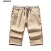 Summer Casual Shorts Fashion Drawstring Waist Korean Style Man Short Joggers Knee Length Bermuda Shorts 4XL 5XL 210412